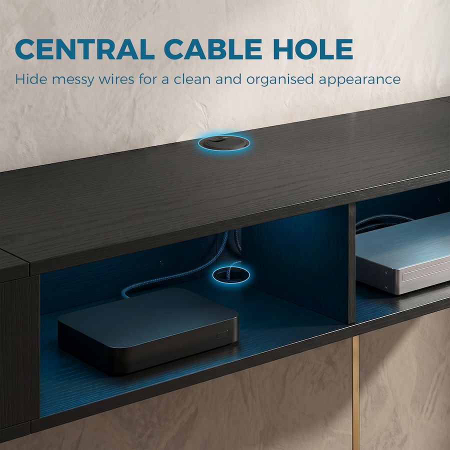 Image 952948_ALTMORE6.jpg, Product 952-948 / Price $109.99 - $114.99, HOMCOM TV Stand, Modern Entertainment Center with RGB LED Lights from HOMCOM on TSC.ca's Home & Garden department