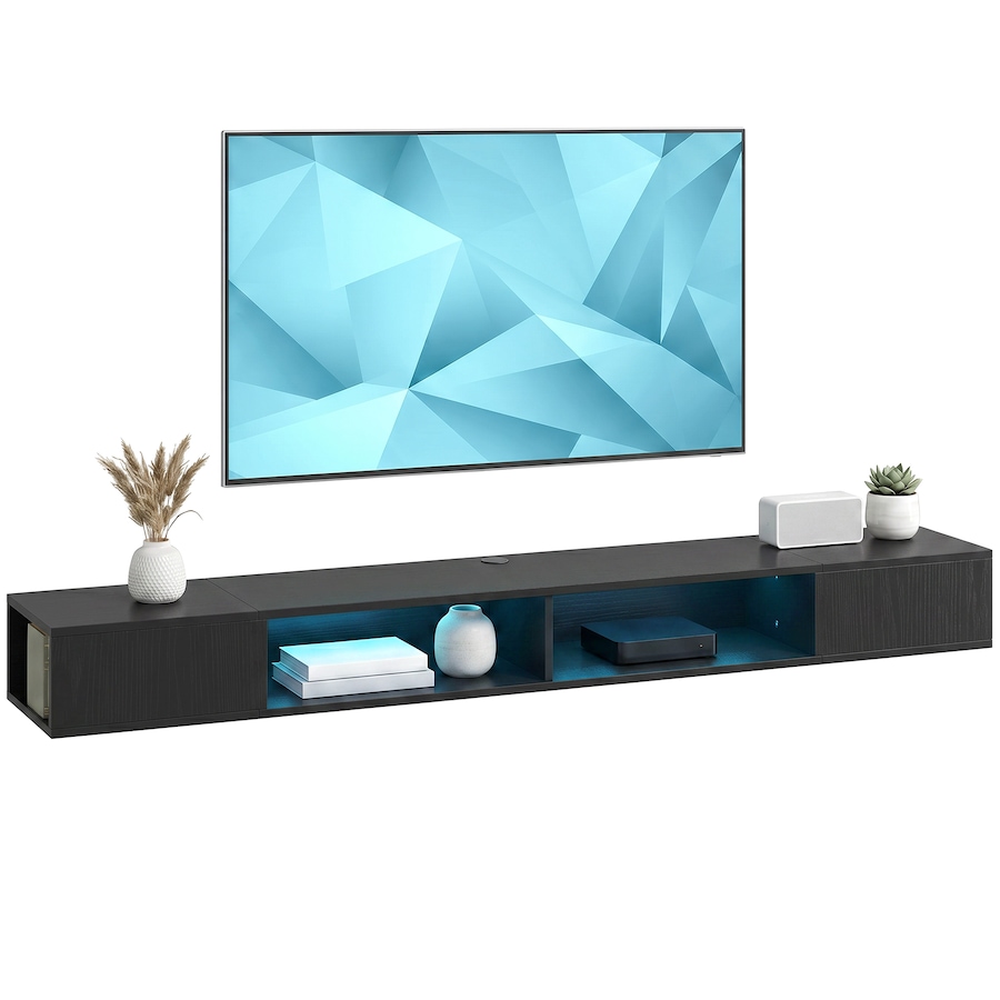 Image 952948_ST01.jpg, Product 952-948 / Price $109.99 - $114.99, HOMCOM TV Stand, Modern Entertainment Center with RGB LED Lights from HOMCOM on TSC.ca's Home & Garden department