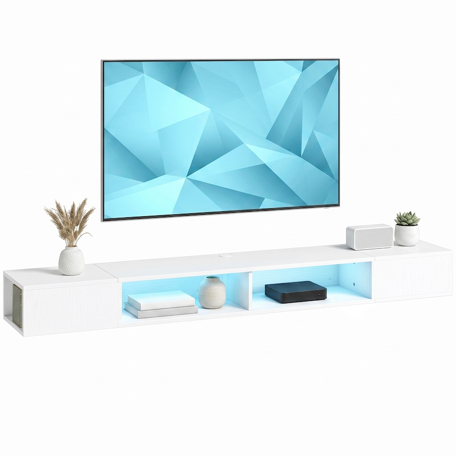 Image 952948_ST02.jpg, Product 952-948 / Price $109.99 - $114.99, HOMCOM TV Stand, Modern Entertainment Center with RGB LED Lights from HOMCOM on TSC.ca's Home & Garden department