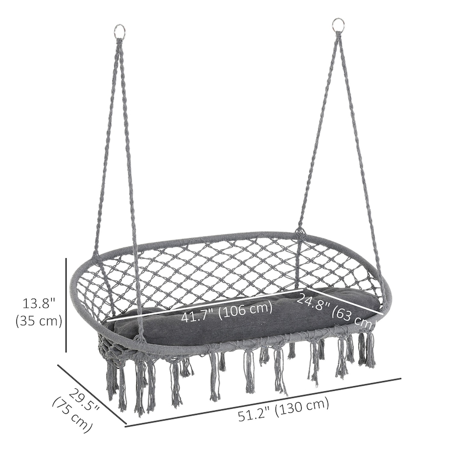 Image 952959_ALTMORE2.jpg, Product 952-959 / Price $114.99, Outsunny Patio Hammock Chair 2 Seat, Hammock Swing Chair from Outsunny on TSC.ca's Home & Garden department