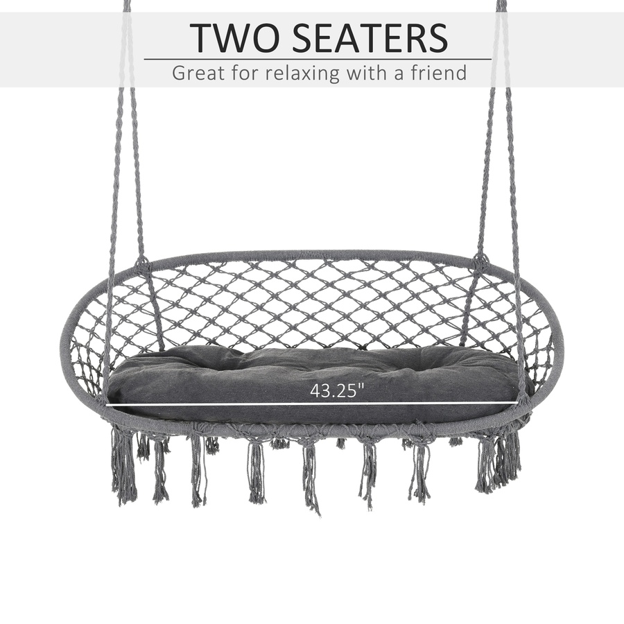 Image 952959_ALTMORE3.jpg, Product 952-959 / Price $114.99, Outsunny Patio Hammock Chair 2 Seat, Hammock Swing Chair from Outsunny on TSC.ca's Home & Garden department