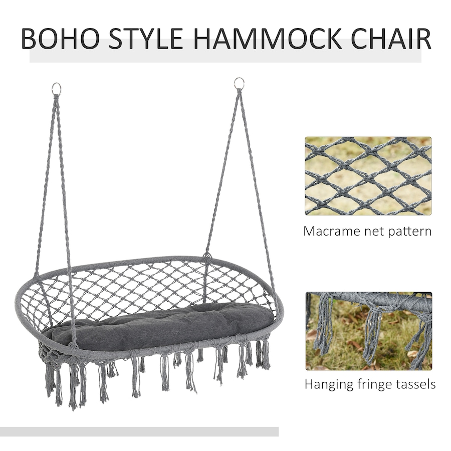 Image 952959_ALTMORE4.jpg, Product 952-959 / Price $114.99, Outsunny Patio Hammock Chair 2 Seat, Hammock Swing Chair from Outsunny on TSC.ca's Home & Garden department