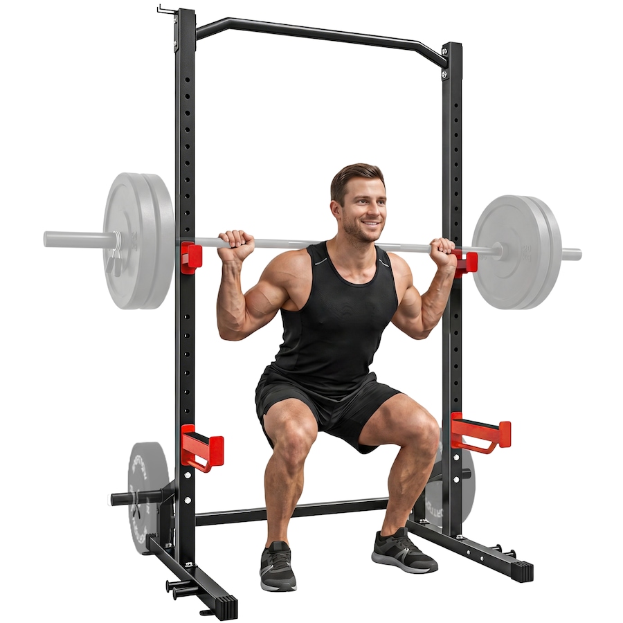 Image 952979.jpg, Product 952-979 / Price $179.99, Soozier Power Rack Squat Rack, 1100LB Heavy-Duty with Pull-Up Bar from Soozier on TSC.ca's Health & Fitness department