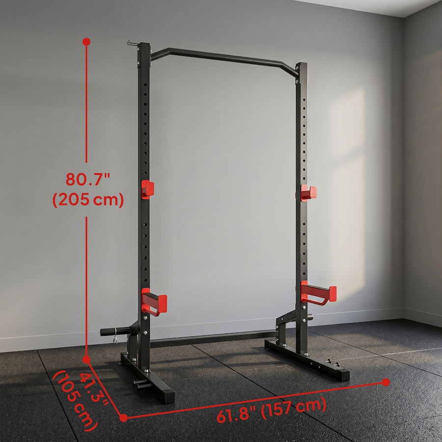 Image 952979_ALTMORE2.jpg, Product 952-979 / Price $179.99, Soozier Power Rack Squat Rack, 1100LB Heavy-Duty with Pull-Up Bar from Soozier on TSC.ca's Health & Fitness department