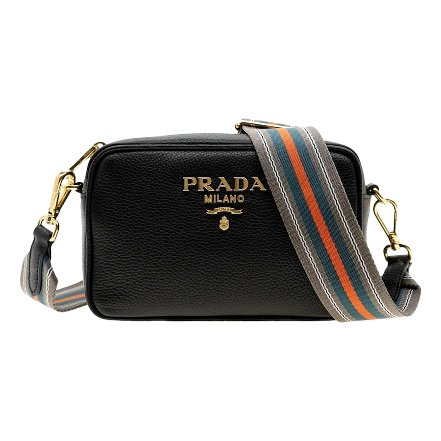 Image 953431.jpg, Product 953-431 / Price $3,490.00, Prada Vitello Phenix Black Leather Crossbody Bag from Prada on TSC.ca's Fashion department