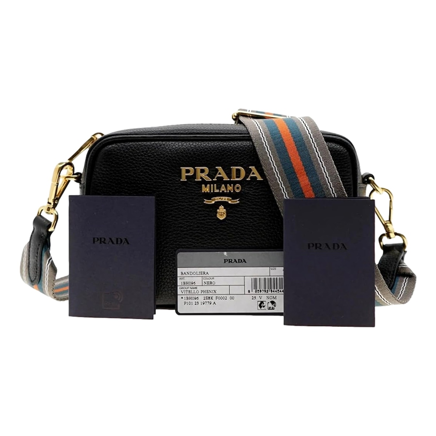 Image 953431_ALTMORE13.jpg, Product 953-431 / Price $3,490.00, Prada Vitello Phenix Black Leather Crossbody Bag from Prada on TSC.ca's Fashion department