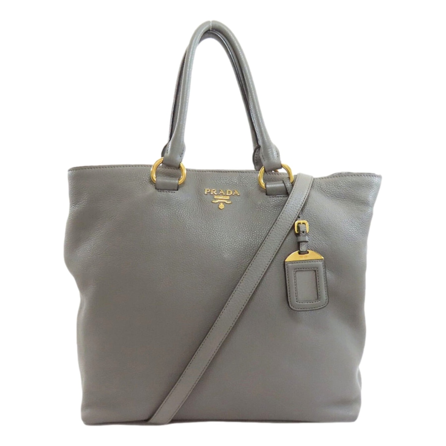 Image 953510.jpg, Product 953-510 / Price $4,349.00, Prada Gray Vitello Phenix Shopping Tote Bag from Prada on TSC.ca's Fashion department