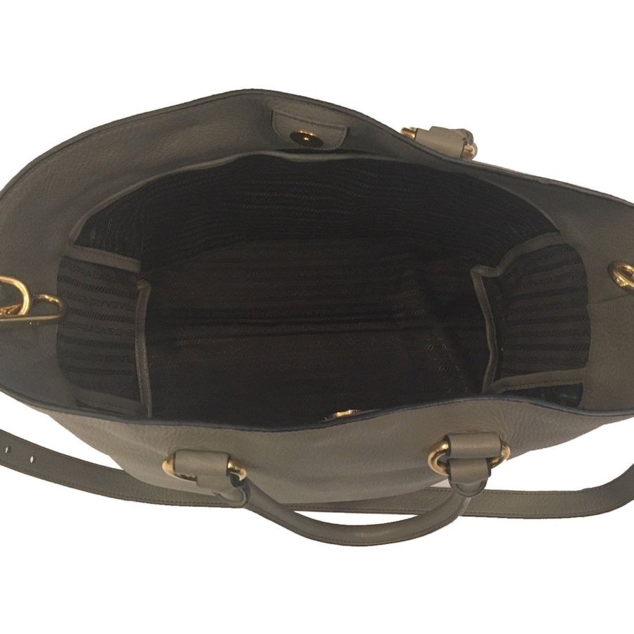 Image 953510_ALTMORE4.jpg, Product 953-510 / Price $4,349.00, Prada Gray Vitello Phenix Shopping Tote Bag from Prada on TSC.ca's Fashion department