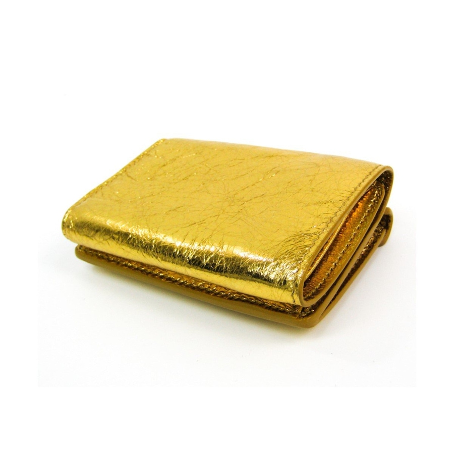 Image 953576_ALTMORE14.jpg, Product 953-576 / Price $716.00, Balenciaga Papier Mini Trifold Wallet Metallic Gold Lambskin Leather from Balenciaga on TSC.ca's Fashion department