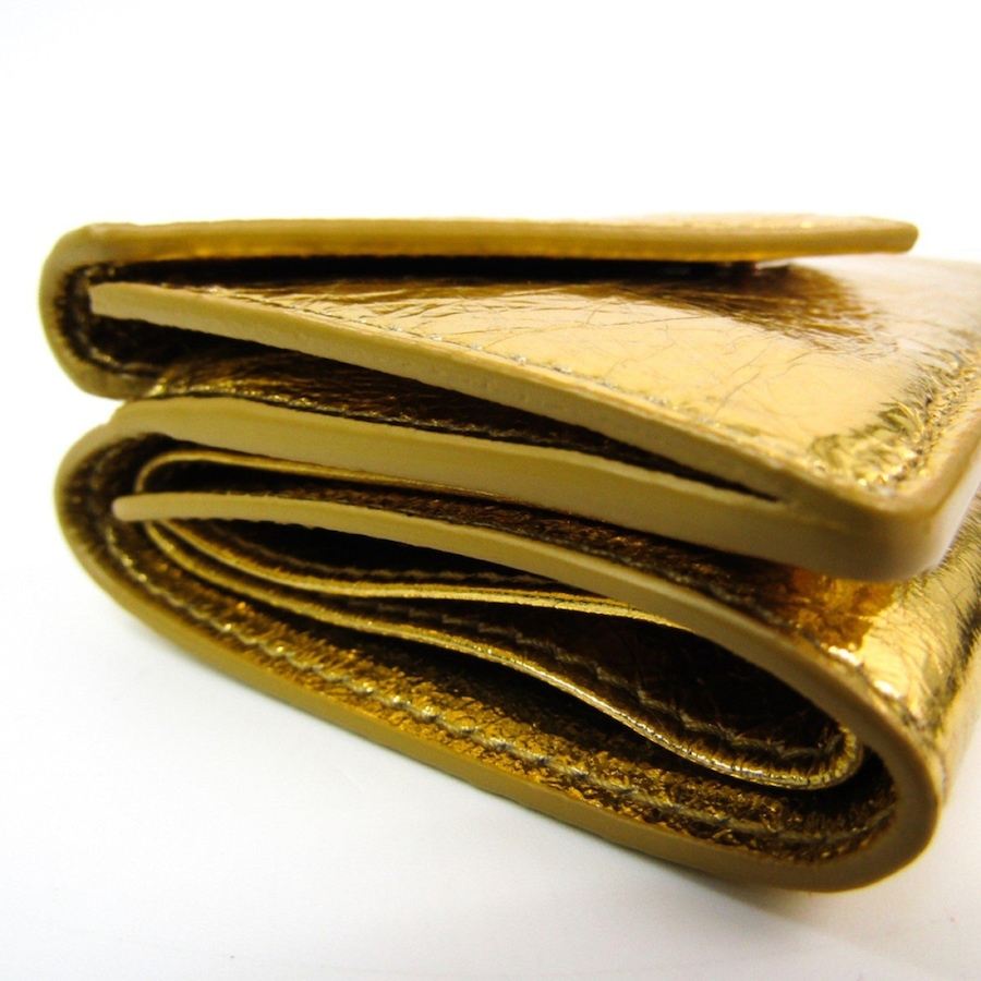 Image 953576_ALTMORE15.jpg, Product 953-576 / Price $716.00, Balenciaga Papier Mini Trifold Wallet Metallic Gold Lambskin Leather from Balenciaga on TSC.ca's Fashion department