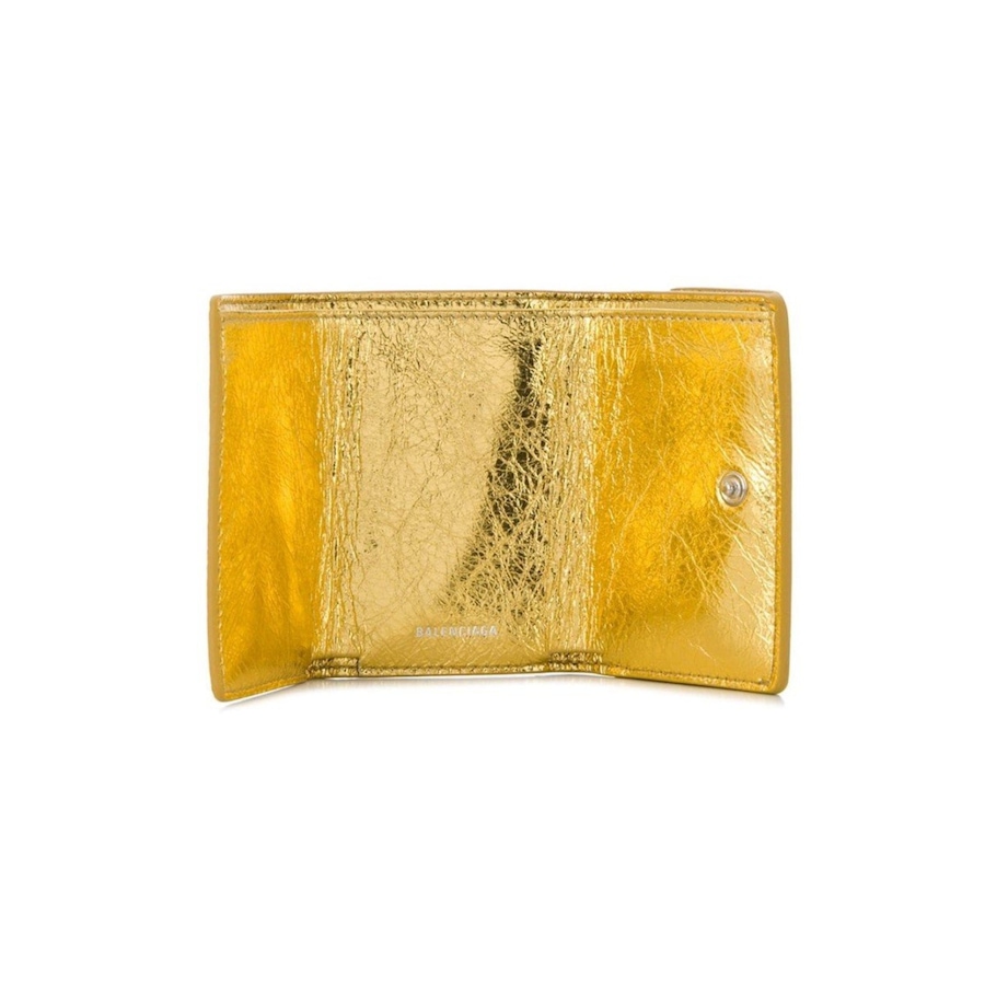 Image 953576_ALTMORE9.jpg, Product 953-576 / Price $716.00, Balenciaga Papier Mini Trifold Wallet Metallic Gold Lambskin Leather from Balenciaga on TSC.ca's Fashion department