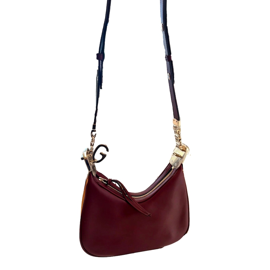 Image 953724_ALTMORE12.jpg, Product 953-724 / Price $4,373.00, Gucci Attache Small Burgundy Leather Shoulder Crossbody Bag Web Stripe from Gucci on TSC.ca's Fashion department