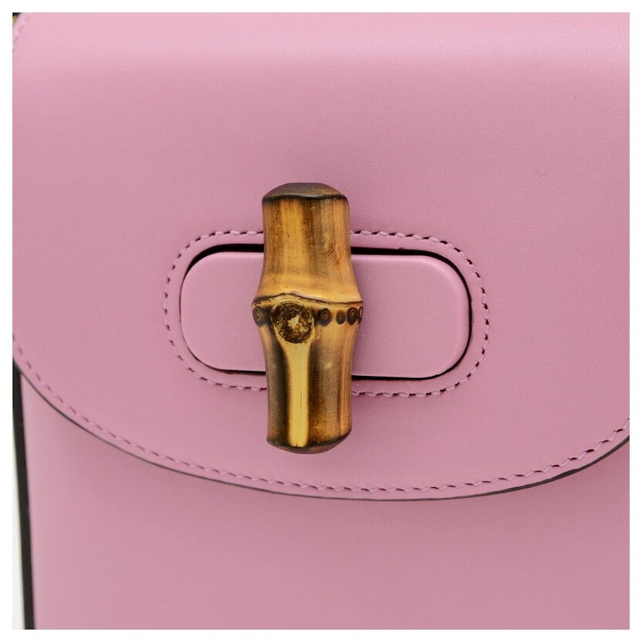 Image 953786_ALTMORE15.jpg, Product 953-786 / Price $2,536.00, Gucci Bamboo 1947 Mini Pink Leather Top Handle Crossbody Bag from Gucci on TSC.ca's Fashion department