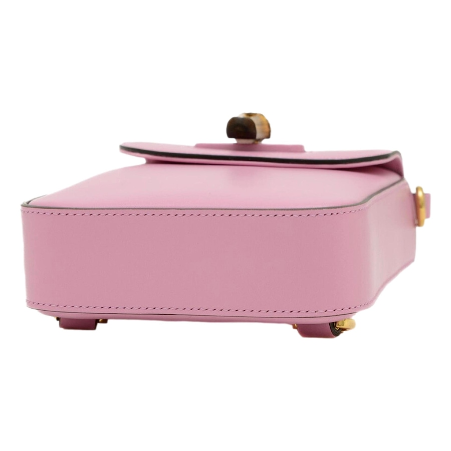 Image 953786_ALTMORE17.jpg, Product 953-786 / Price $2,536.00, Gucci Bamboo 1947 Mini Pink Leather Top Handle Crossbody Bag from Gucci on TSC.ca's Fashion department