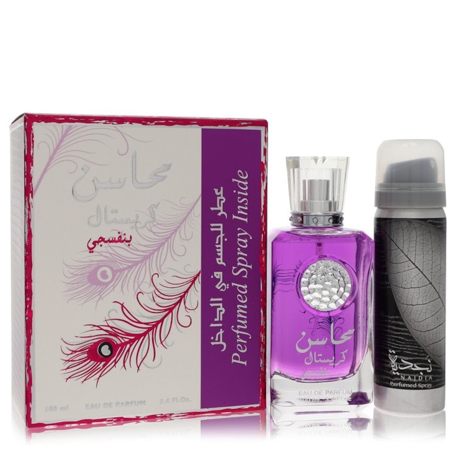 Image 959927.jpg, Product 959-927 / Price $59.19, Lattafa Mahasin Crystal Violet By Lattafa Eau De Parfum Spray With 1.7 Oz Deodorant Spray 3.4 Oz For Women from Avera Group on TSC.ca's Beauty department