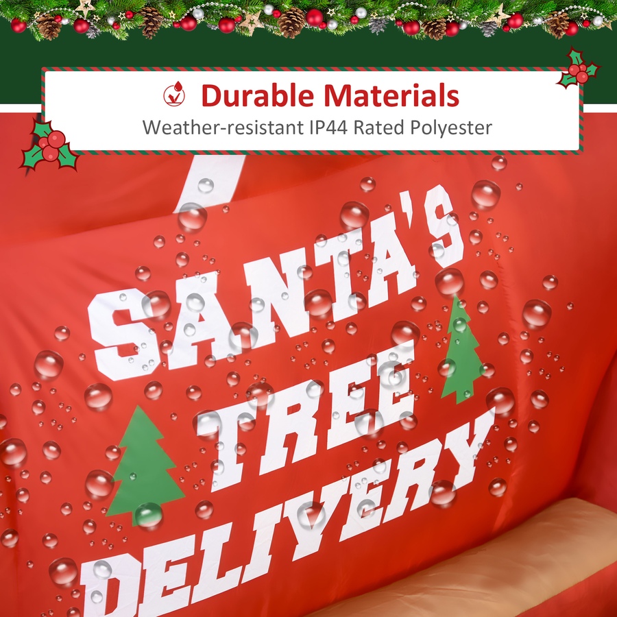 Image 961235_ALTMORE4.jpg, Product 961-235 / Price $112.99, HOMCOM 6ft Christmas Inflatables Santa on Trunk Mounted Yard Decoration from HOMCOM on TSC.ca's Home & Garden department
