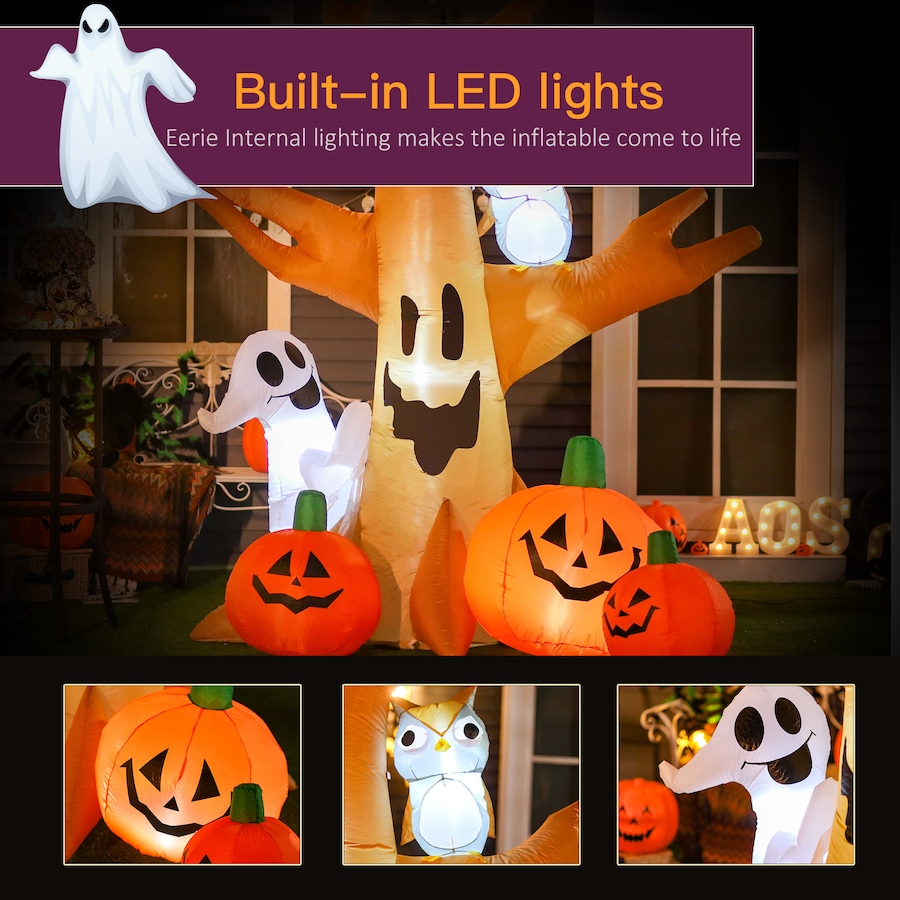 Image 961236_ALTMORE3.jpg, Product 961-236 / Price $70.00, HOMCOM 7.5FT Inflatable Halloween Decoration - Haunted from HOMCOM on TSC.ca's Home & Garden department