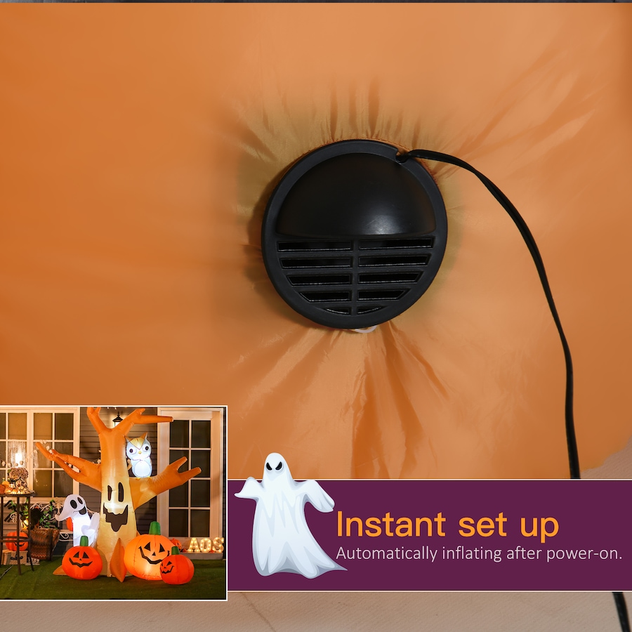 Image 961236_ALTMORE5.jpg, Product 961-236 / Price $70.00, HOMCOM 7.5FT Inflatable Halloween Decoration - Haunted from HOMCOM on TSC.ca's Home & Garden department