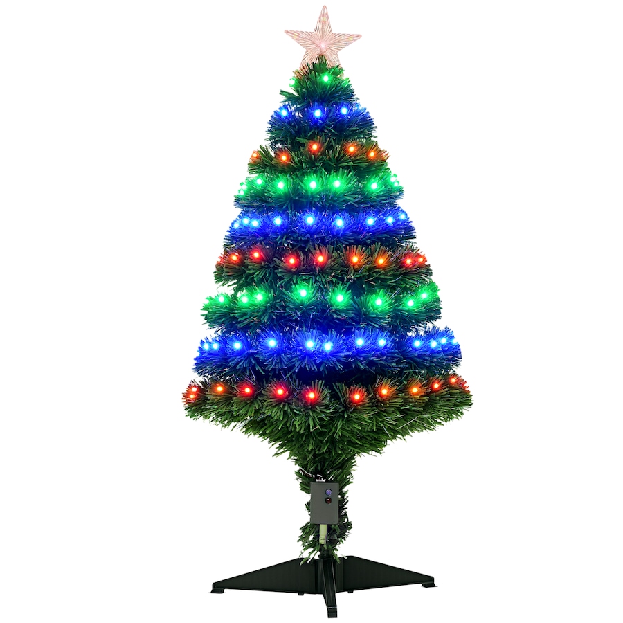 Image 961244.png, Product 961-244 / Price $54.99, 3FT Pre-lit LED Optical Fiber Christmas Tree Artificial Holiday Decor from HOMCOM on TSC.ca's Home & Garden department