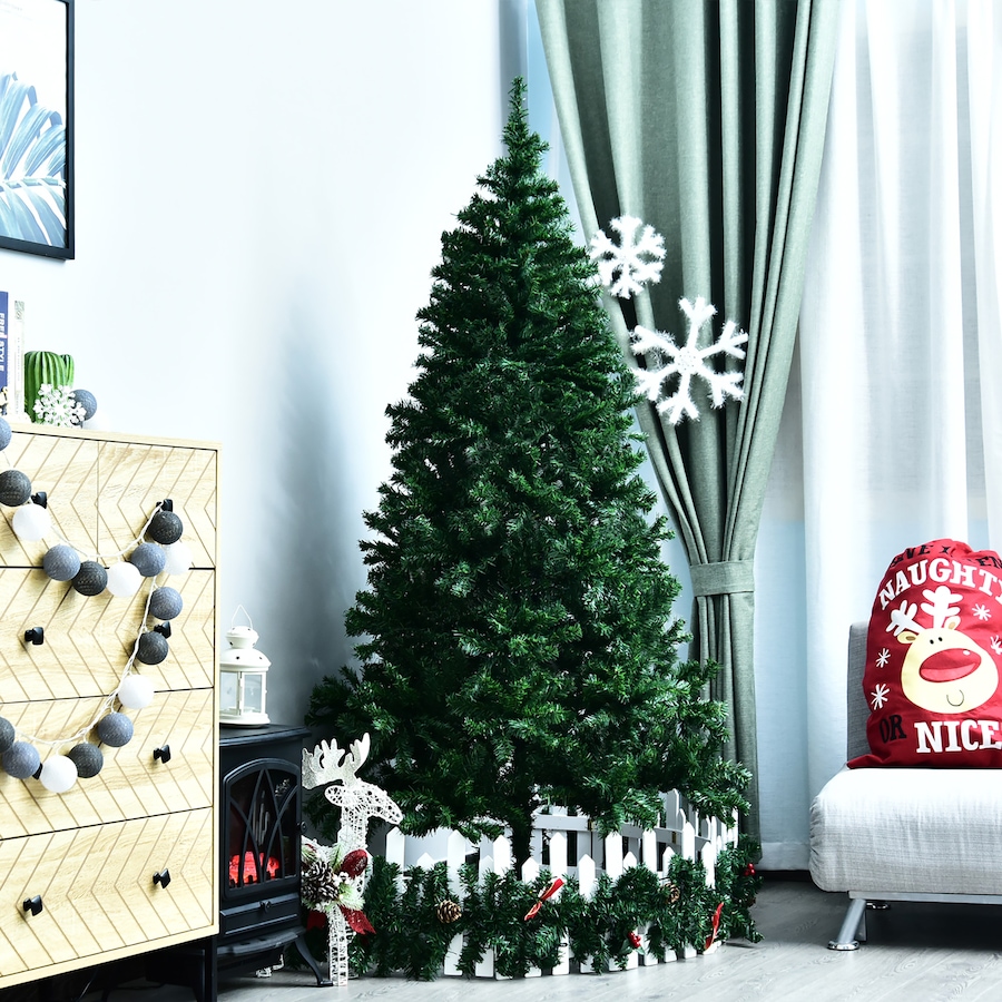 Image 961247_ALTMORE6.jpg, Product 961-247 / Price $69.99, 6ft Christmas Tree Unlit Artificial Spruce Full Tree with Metal Stand from HOMCOM on TSC.ca's Home & Garden department