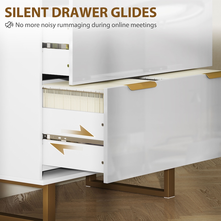Image 961273_ALTMORE5.jpg, Product 961-273 / Price $164.99, HOMCOM 2 Drawer File Cabinet Lateral Filing Cabinet High Gloss White from HOMCOM on TSC.ca's Home & Garden department