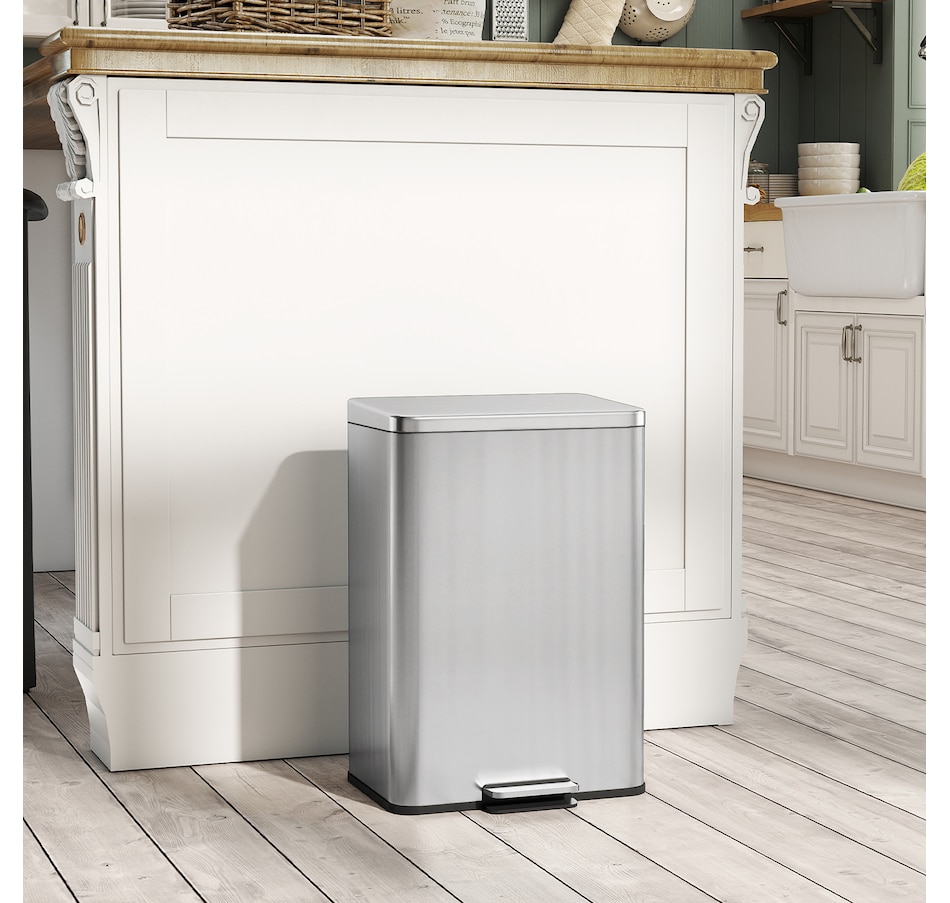 Image 961274_ALTMORE23.jpg, Product 961-274 / Price $74.99 - $76.99, HOMCOM 5.3 Gallon/20 L Garbage Can, Trash Bin with Soft Close Lid from HOMCOM on TSC.ca's Kitchen department