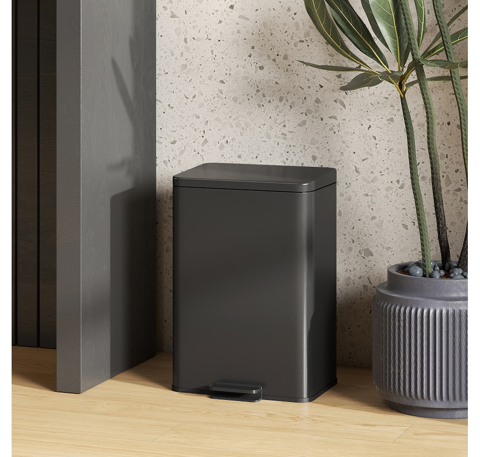 Image 961274_ALTMORE7.jpg, Product 961-274 / Price $74.99 - $76.99, HOMCOM 5.3 Gallon/20 L Garbage Can, Trash Bin with Soft Close Lid from HOMCOM on TSC.ca's Kitchen department