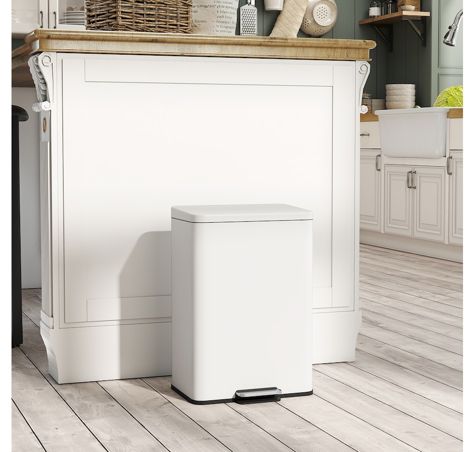 Image 961274_ALTMORE9.jpg, Product 961-274 / Price $74.99 - $76.99, HOMCOM 5.3 Gallon/20 L Garbage Can, Trash Bin with Soft Close Lid from HOMCOM on TSC.ca's Kitchen department