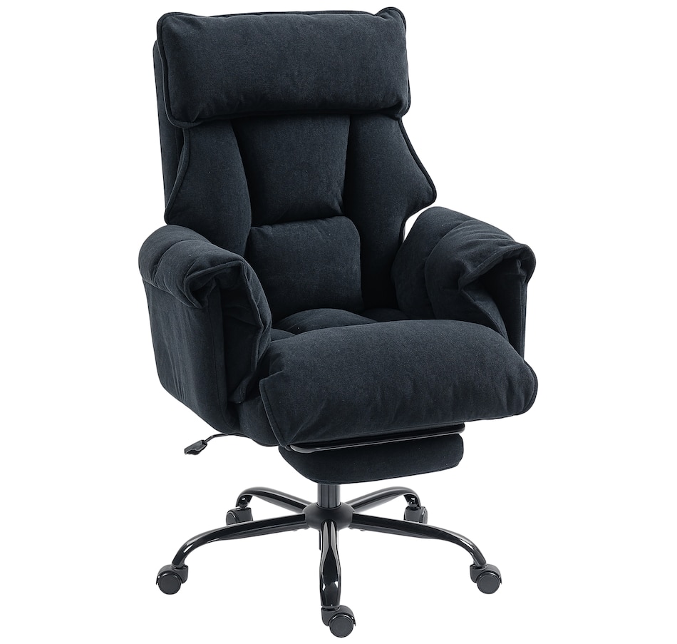 Image 961286.jpg, Product 961-286 / Price $264.99, HOMCOM Office Chair w/ Footrest Reclining Computer Desk Chair, Black from HOMCOM on TSC.ca's Home & Garden department