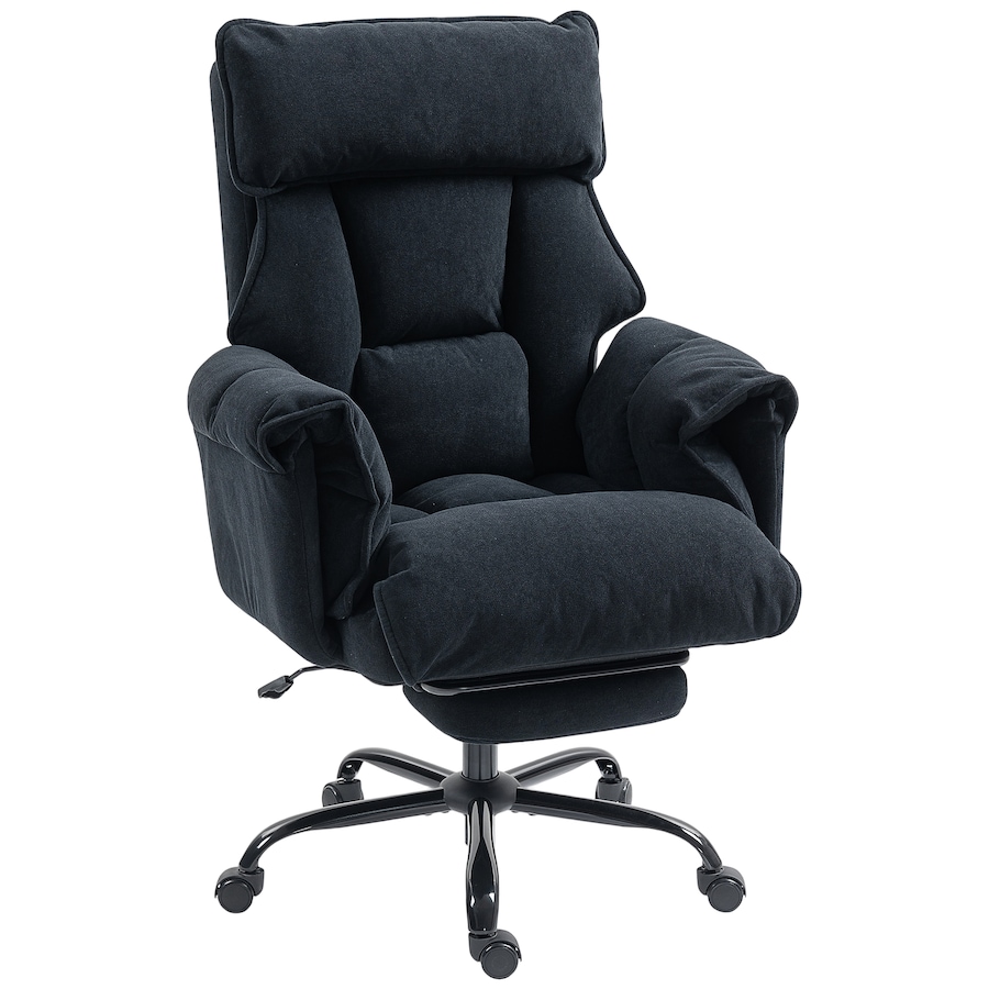 Image 961286.jpg, Product 961-286 / Price $257.49, HOMCOM Office Chair w/ Footrest Reclining Computer Desk Chair, Black from HOMCOM on TSC.ca's Home & Garden department