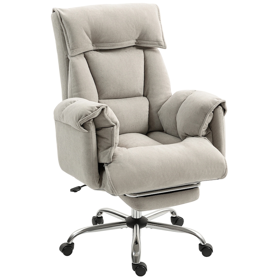 Image 961287.jpg, Product 961-287 / Price $238.69, HOMCOM Executive Office Chair, Computer Desk Chair with Footrest, Grey from HOMCOM on TSC.ca's Home & Garden department