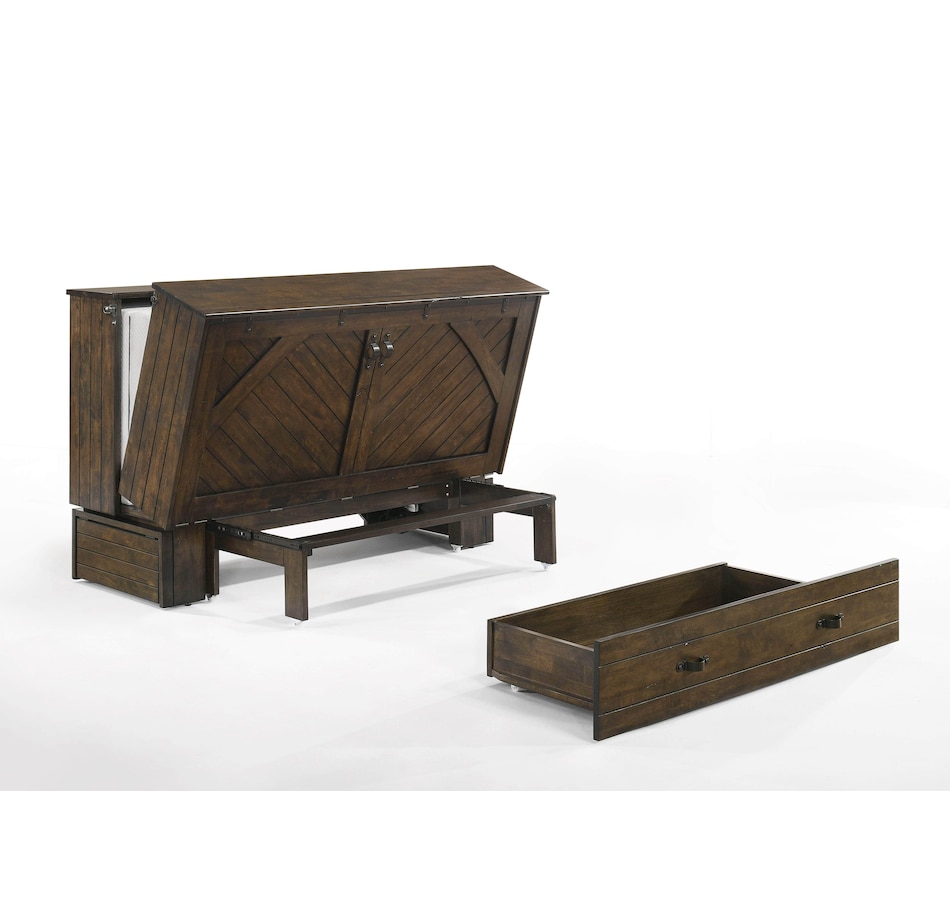 Image 961295_ALTMORE7.jpg, Product 961-295 / Price $3,459.99, Night and Day Ranchero Murphy Cabinet Bed with Gel Memory Foam Mattress from Night and Day on TSC.ca's Home & Garden department