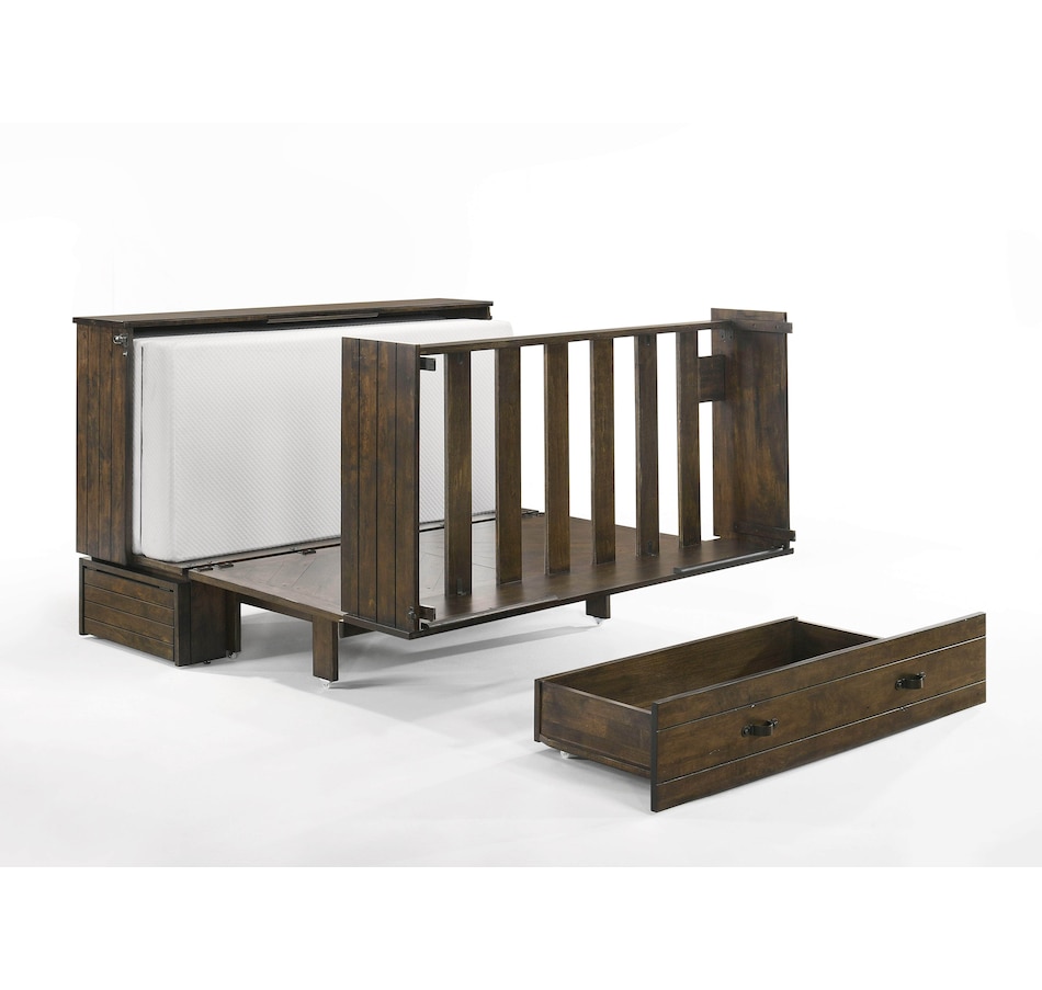 Image 961295_ALTMORE9.jpg, Product 961-295 / Price $3,459.99, Night and Day Ranchero Murphy Cabinet Bed with Gel Memory Foam Mattress from Night and Day on TSC.ca's Home & Garden department