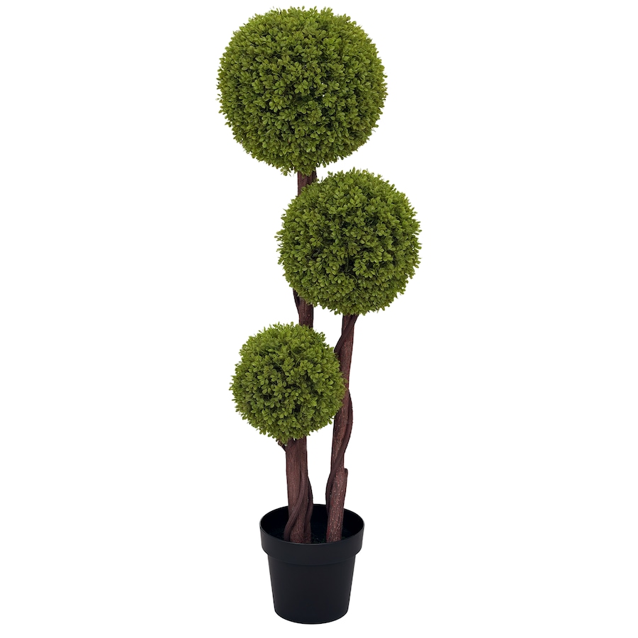 Image 961304_ST01.png, Product 961-304 / Price $66.99 - $89.99, HOMCOM Artificial Boxwood Triple Ball Topiary Tree in Nursery Pot Green from HOMCOM on TSC.ca's Home & Garden department