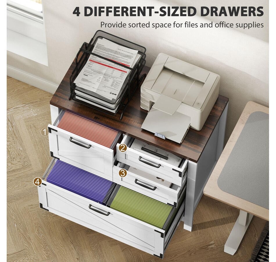 Image 961305_ALTMORE10.jpg, Product 961-305 / Price $179.99, HOMCOM 4 Drawer File Cabinet Filing Cabinet for Letter/A4/Legal Files from HOMCOM on TSC.ca's Home & Garden department