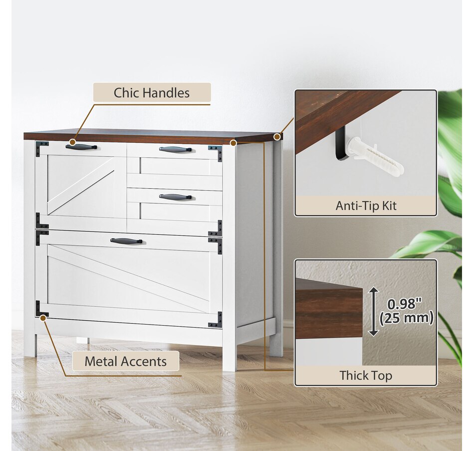 Image 961305_ALTMORE13.jpg, Product 961-305 / Price $179.99, HOMCOM 4 Drawer File Cabinet Filing Cabinet for Letter/A4/Legal Files from HOMCOM on TSC.ca's Home & Garden department