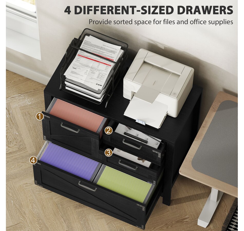 Image 961305_ALTMORE19.jpg, Product 961-305 / Price $179.99, HOMCOM 4 Drawer File Cabinet Filing Cabinet for Letter/A4/Legal Files from HOMCOM on TSC.ca's Home & Garden department