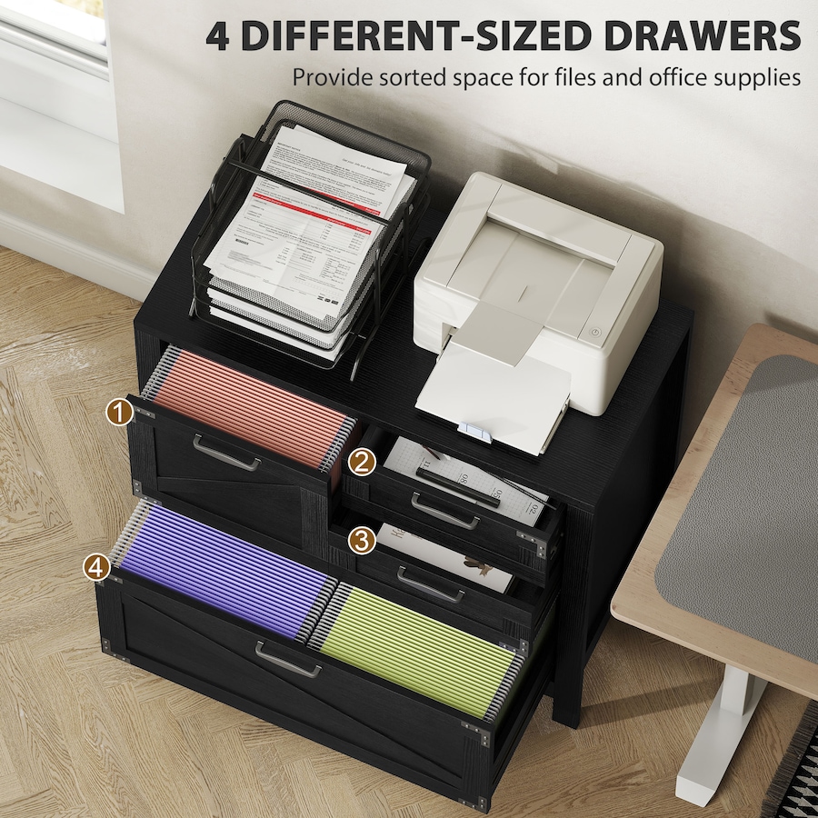 Image 961305_ALTMORE19.jpg, Product 961-305 / Price $185.39 - $189.99, HOMCOM 4 Drawer File Cabinet Filing Cabinet for Letter/A4/Legal Files from HOMCOM on TSC.ca's Home & Garden department
