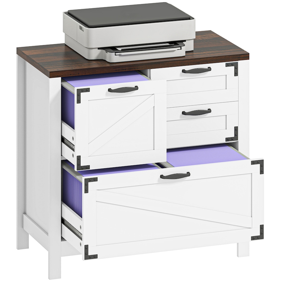 Image 961305_ST01.jpg, Product 961-305 / Price $185.39 - $189.99, HOMCOM 4 Drawer File Cabinet Filing Cabinet for Letter/A4/Legal Files from HOMCOM on TSC.ca's Home & Garden department