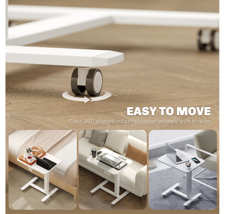 Image 961310_ALTMORE5.jpg, Product 961-310 / Price $96.99, HOMCOM Standing Desk Adjustable Height, Pneumatic Stand Up Desk from HOMCOM on TSC.ca's Home & Garden department