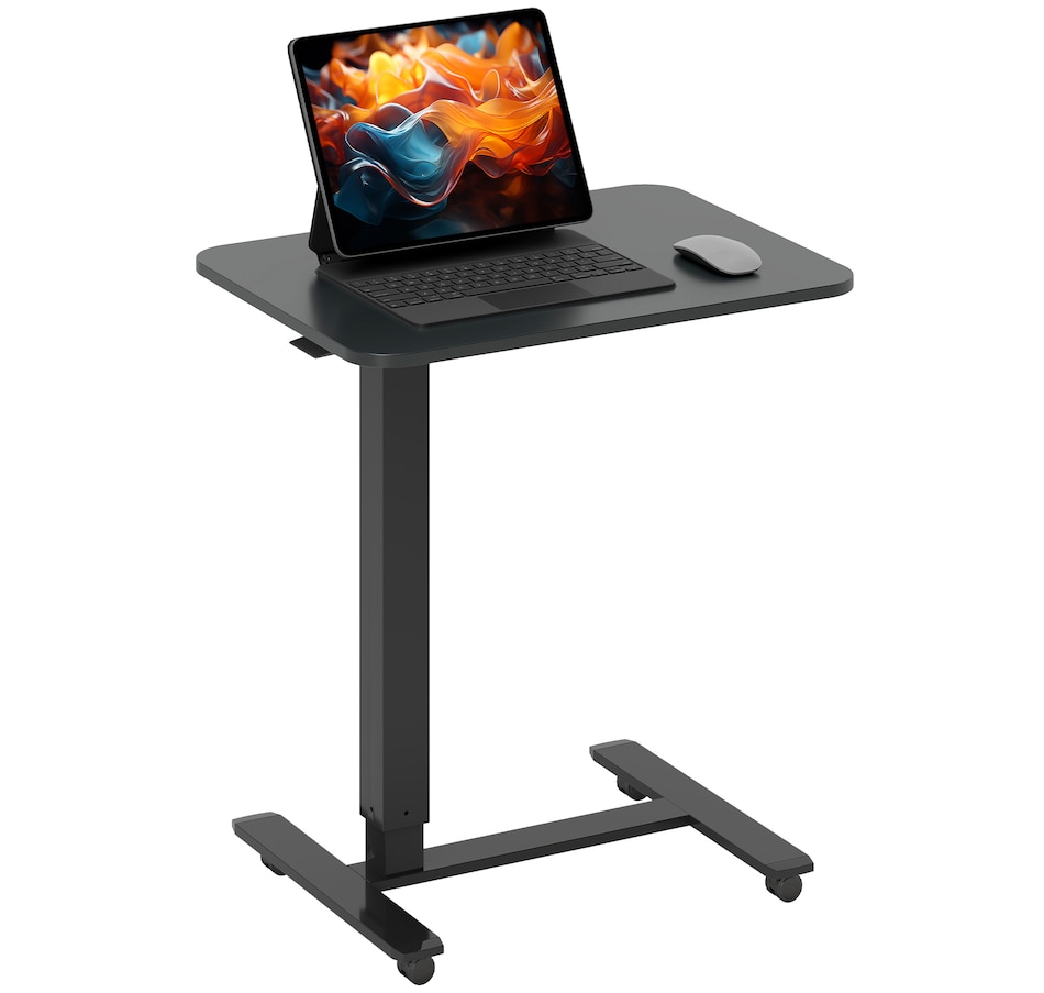 Image 961310_ST02.jpg, Product 961-310 / Price $96.99, HOMCOM Standing Desk Adjustable Height, Pneumatic Stand Up Desk from HOMCOM on TSC.ca's Home & Garden department