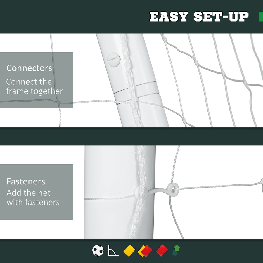 Image 961319_ALTMORE3.jpg, Product 961-319 / Price $115.99, Soozier 9.8 x 6.6ft Soccer Goal, Portable Soccer Practice Net with PE Net from Soozier on TSC.ca's Health & Fitness department
