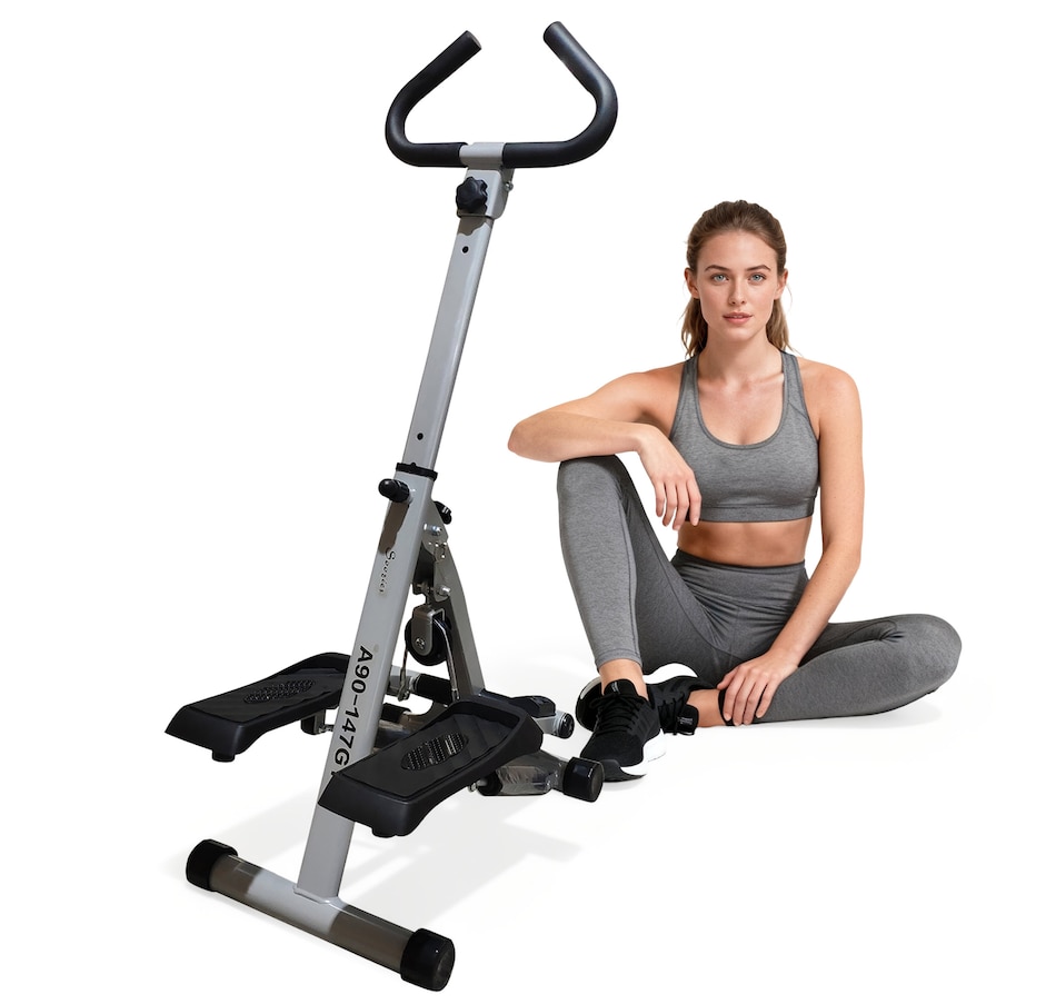 Image 961326.jpg, Product 961-326 / Price $72.99, Soozier Stepper Exercise Machine, Stair Stepper with Handlebar, Black from Soozier on TSC.ca's Health & Fitness department
