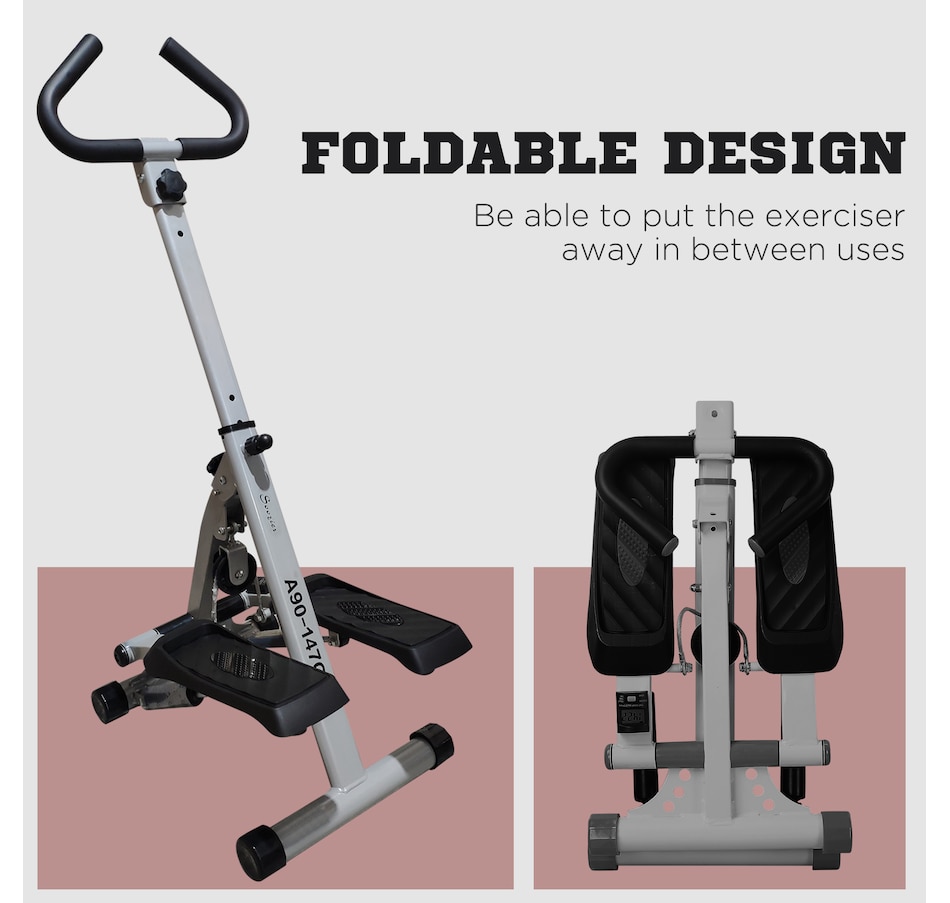 Image 961326_ALTMORE4.jpg, Product 961-326 / Price $72.99, Soozier Stepper Exercise Machine, Stair Stepper with Handlebar, Black from Soozier on TSC.ca's Health & Fitness department