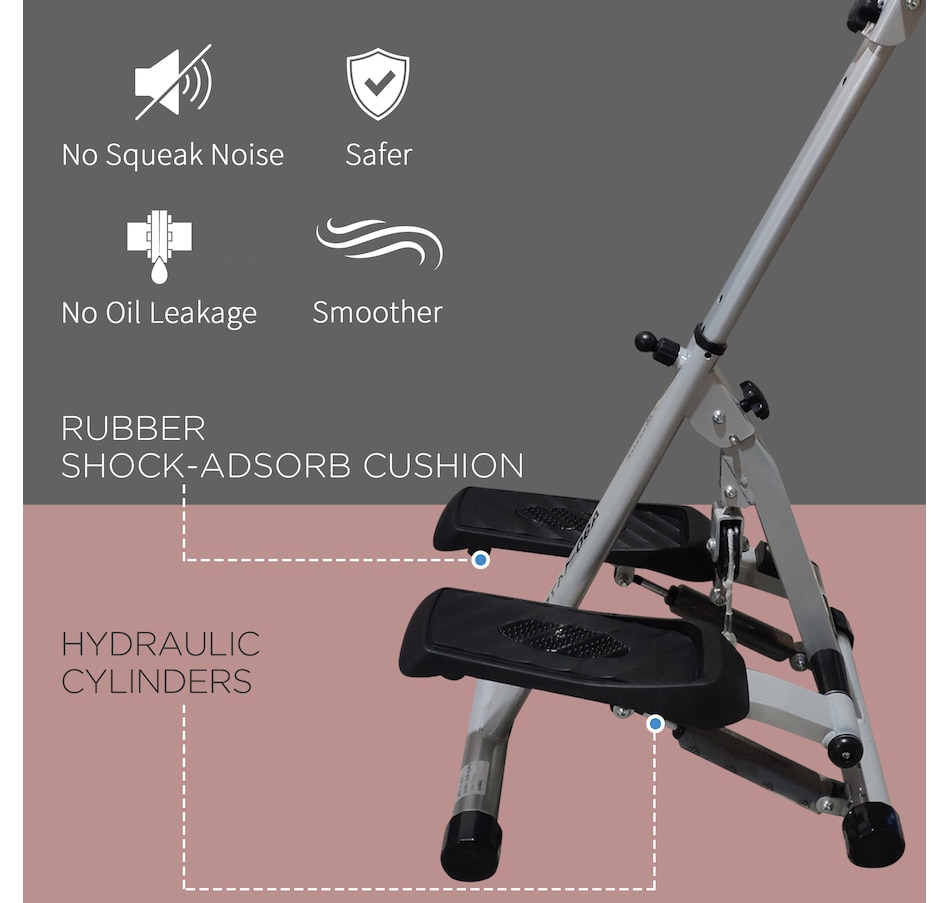 Image 961326_ALTMORE6.jpg, Product 961-326 / Price $72.99, Soozier Stepper Exercise Machine, Stair Stepper with Handlebar, Black from Soozier on TSC.ca's Health & Fitness department