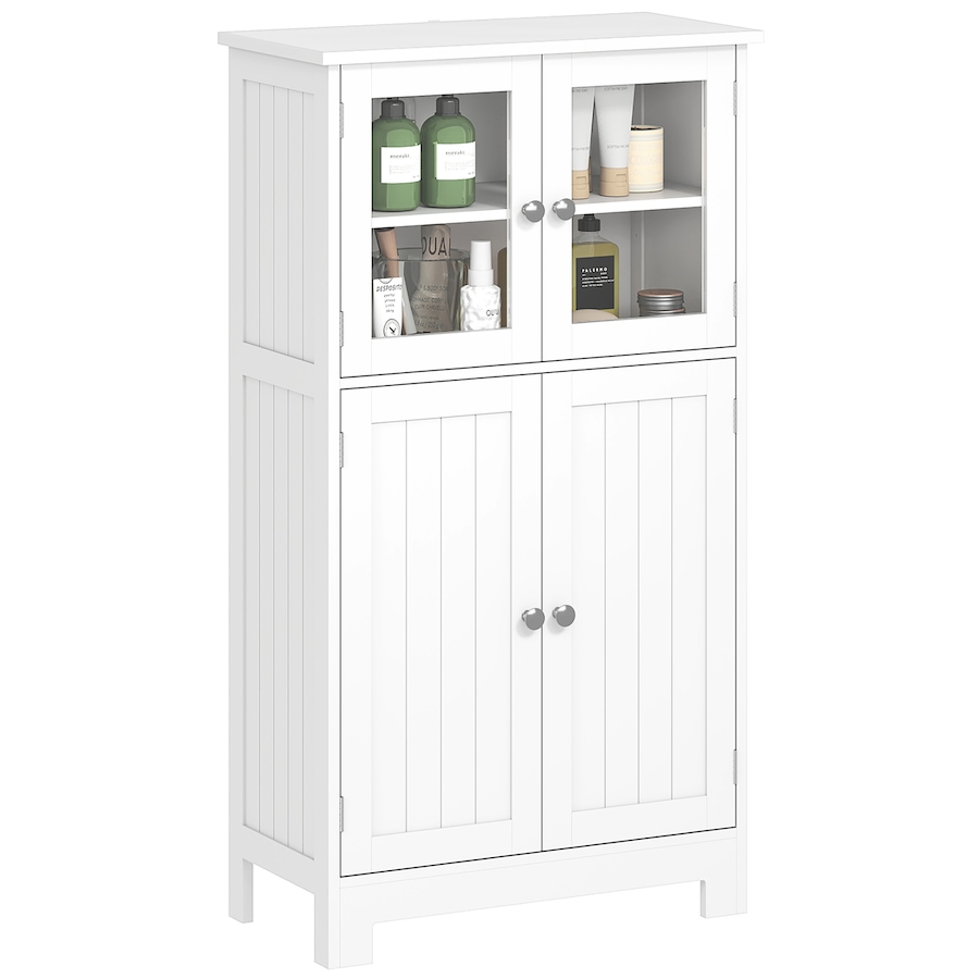 Image 961331.jpg, Product 961-331 / Price $124.99, kleankin Bathroom Floor Storage Cabinet Kitchen Cupboard w/ Doors from Kleankin on TSC.ca's Home & Garden department