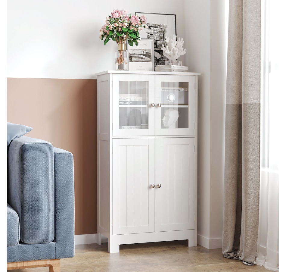 Image 961331_ALTMORE6.jpg, Product 961-331 / Price $129.99, kleankin Bathroom Floor Storage Cabinet Kitchen Cupboard w/ Doors from Kleankin on TSC.ca's Home & Garden department