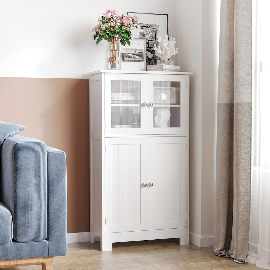 Image 961331_ALTMORE6.jpg, Product 961-331 / Price $124.99, kleankin Bathroom Floor Storage Cabinet Kitchen Cupboard w/ Doors from Kleankin on TSC.ca's Home & Garden department