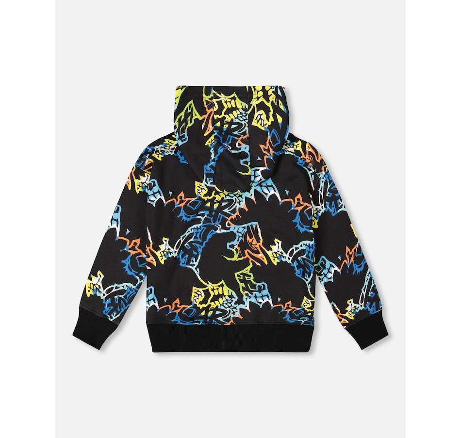 Image 961451_ALTMORE2.jpg, Product 961-451 / Price $17.40, Printed Hooded Fleece Sweatshirt Dinosaur Graphic from Deux par Deux on TSC.ca's Fashion department