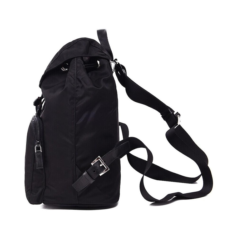 Image 961682_ALTMORE3.jpg, Product 961-682 / Price $4,055.00, Prada Re-Nylon and Saffiano Leather Trim Medium Drawstring Rucksack Backpack in Black from Prada on TSC.ca's Fashion department